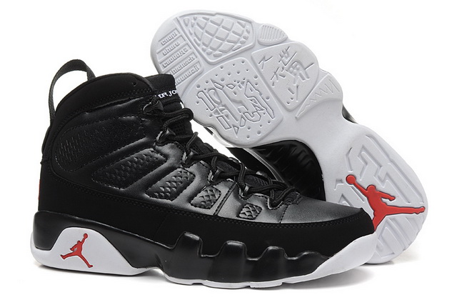 Air Jordan 9 Retro Black White - Click Image to Close